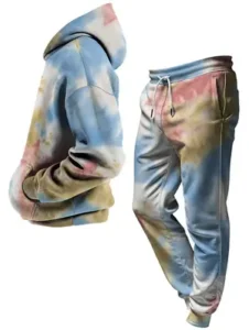 custom sublimation tracksuit polyester and color blend with white background