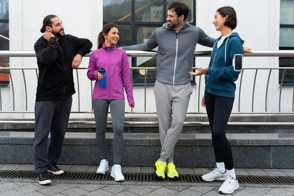 Mens and Womens Wearing Sports apparels