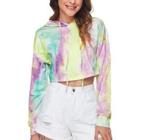 Tie Die Custom Women hoodie manufacturer by Cheez Clothing